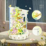 Balcone Fiorito Con Luci Led Set Costruzione 632 Mattoncini