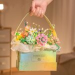 Bouquet Di Fiori In Scatola Con Led – Set Da Costruzione 750 Mattoncini