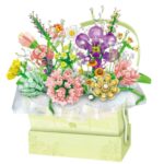 Bouquet Di Fiori In Scatola Con Led – Set Da Costruzione Da 750 Mattoncini (1)