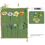Bouquet Di Fiori Misti Set Di 997 Mattoncini Compatibili Con I Migliori Brand