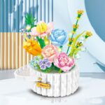 Cesto Di Fiori Con Luci Led Set Da Costruzione Con 1376 Mattoncini