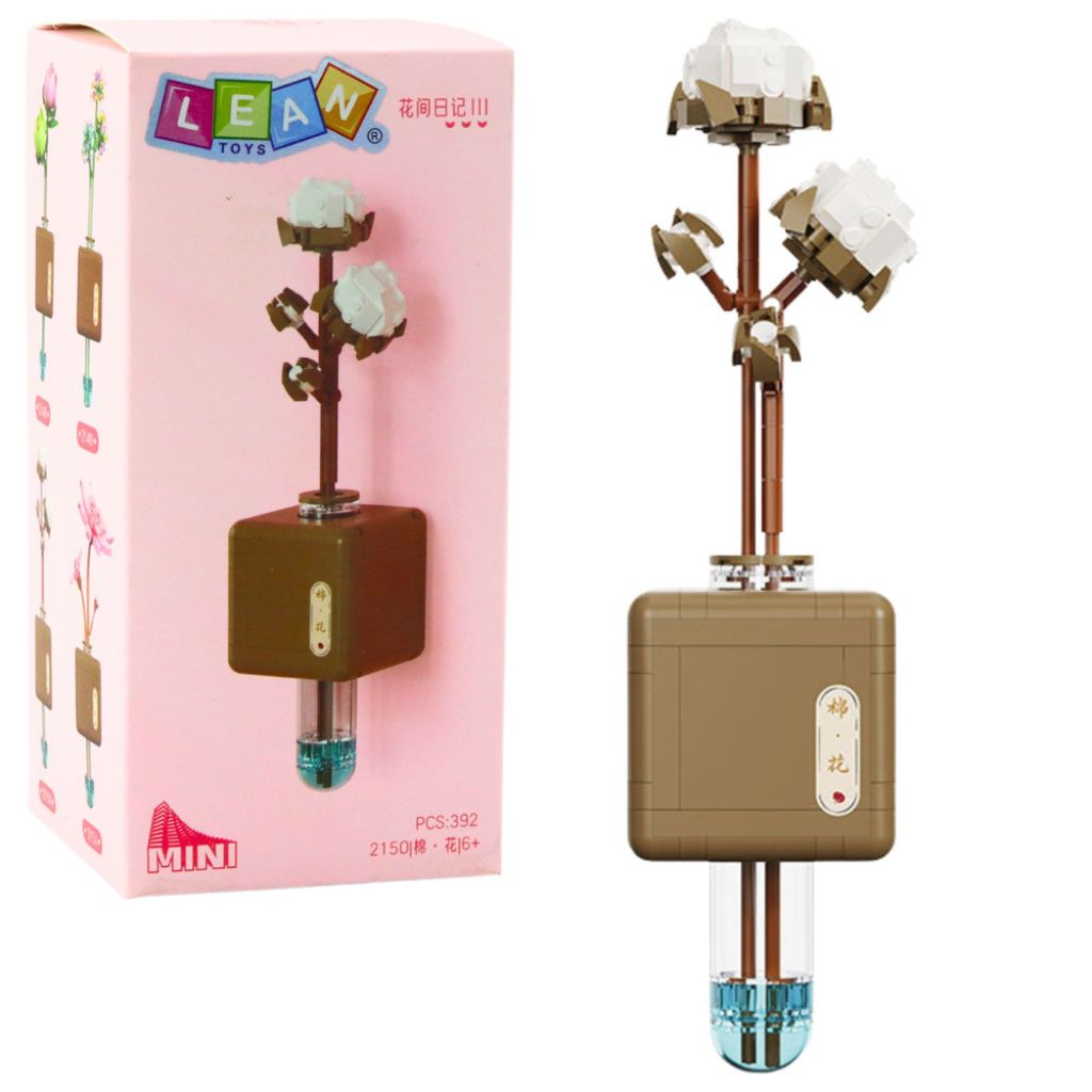 Fiore Di Cotone In Fiala Set Da 392 Mattoncini