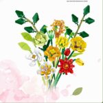 Fiori Da Bouquet Set Da 827 Mattoncini Compatibili