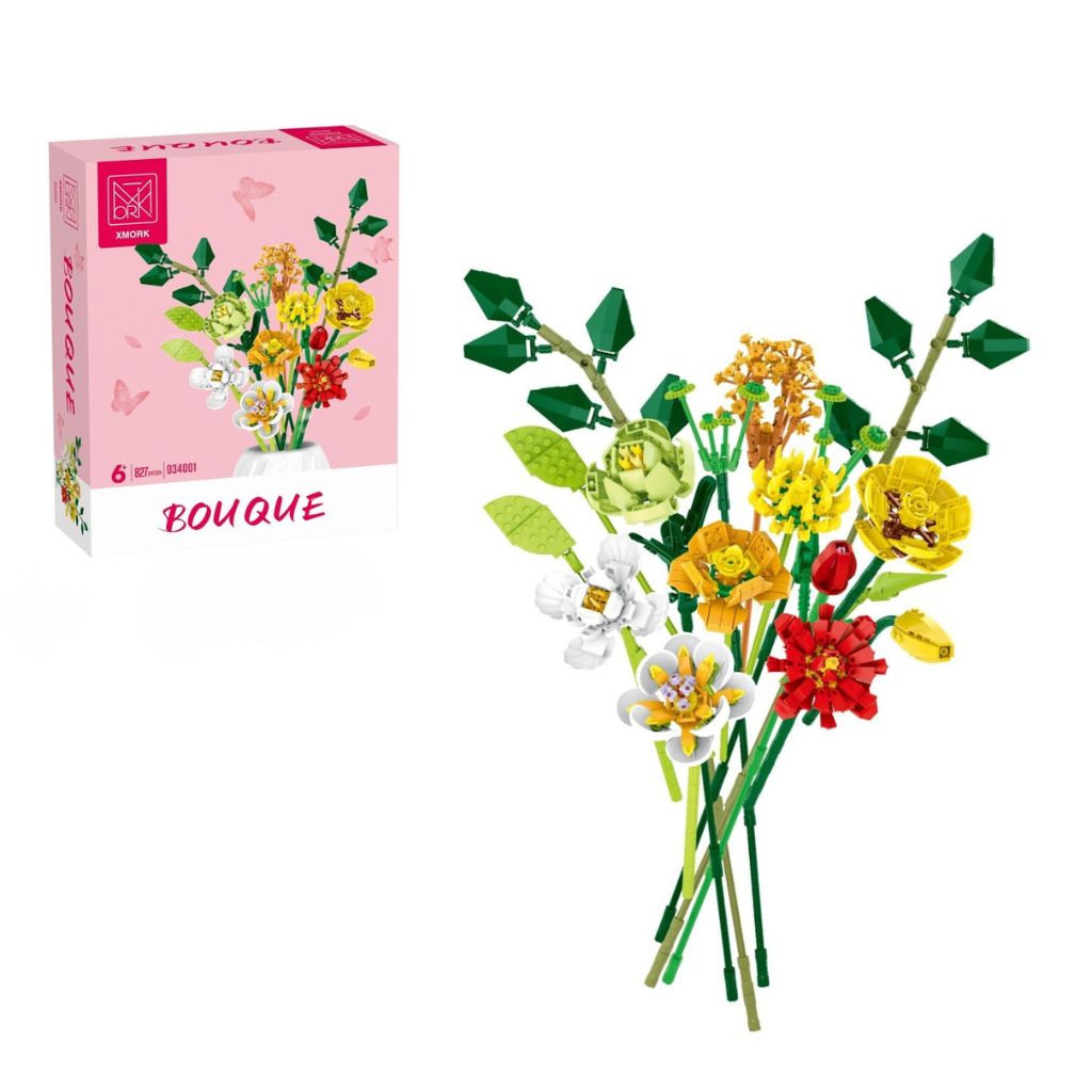 Fiori Da Bouquet Set Da 827 Mattoncini Da Costruire