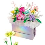 Fiori In Scatola Viola Con Led Set 706 Mattoncini