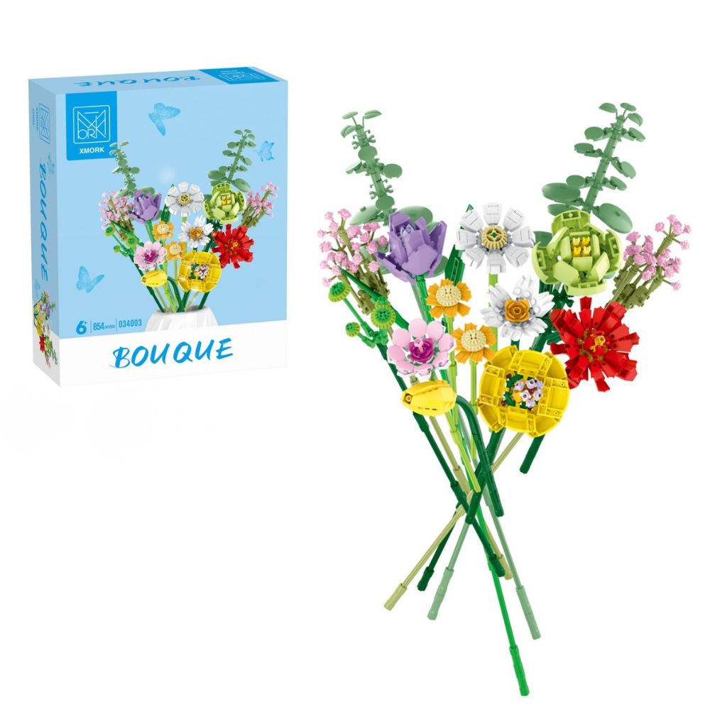 Fiori Misti Da Vaso Set Da 854 Mattoncini Da Costruire