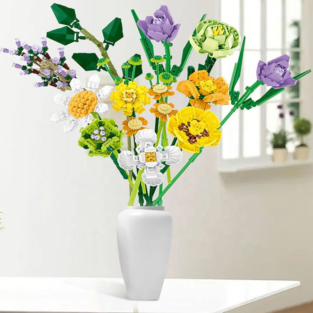 Mazzo Di Fiori Misti Set Da 925 Mattoncini