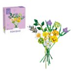 Mazzo Di Fiori Misti Set Da 925 Mattoncini Compatibili Da Costruire
