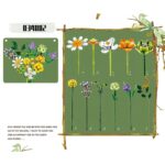 Mazzo Di Fiori Misti Set Da 925 Mattoncini Compatibili Per Decorare Casa