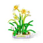 Narcisi Gialli In Vaso Set Da Costruzione Con 623 Mattoncini
