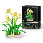 Narcisi Gialli In Vaso Set Da Costruzione Da 623 Mattoncini