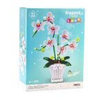 Orchidea Bianca E Rosa In Vaso – Set Da Costruzione Con 718 Mattoncini