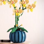Orchidea Gialla In Vaso Blu – Set Da Costruzione 766 Pz