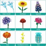 Bouquet Floreale In Vaso Turchese Da Costruire