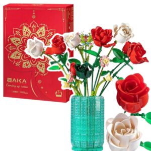 Bouquet Di Rose In Vaso Da Costruire