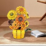 Pianta Di Girasoli In Vaso Giallo Da Costruire 1009 Mattoncini Da Costruire