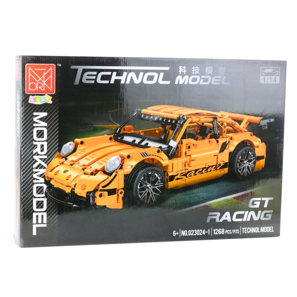 Auto Sportiva Gt Racing Da Costruire 1268 Mattoncini Compatibili