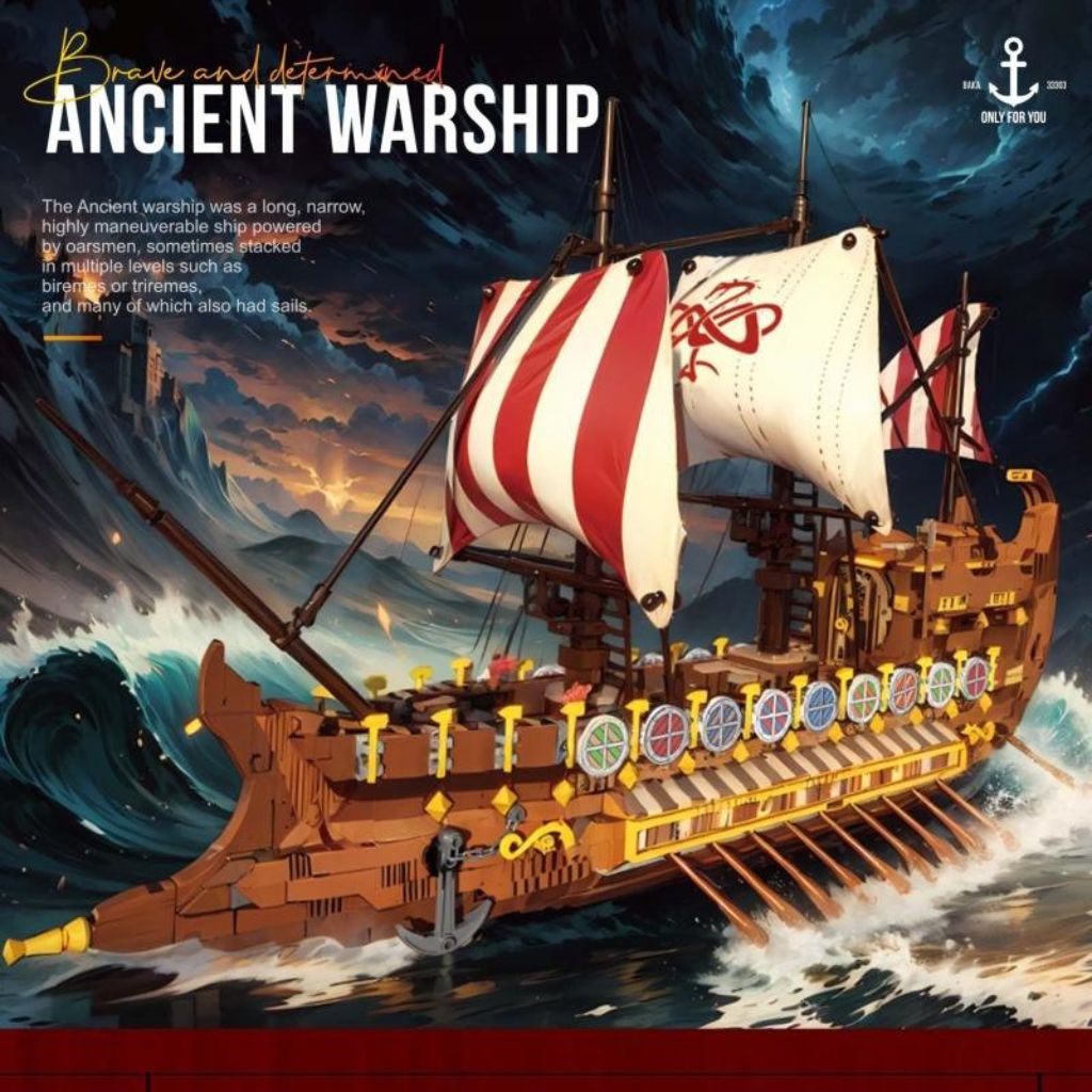 Nave Da Guerra Romana Mould King 1
