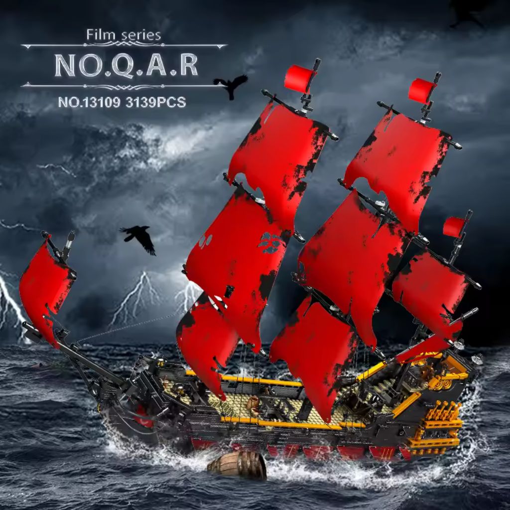 Nave Pirata Rossa Mould King 1