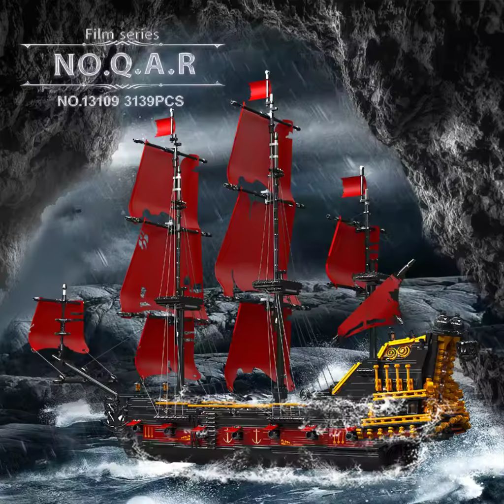 Nave Pirata Rossa Mould King 2