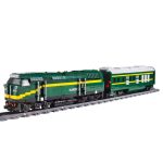 Treno Elettrico Telecomandato In Mattoncini Da Costruire