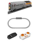 Treno Telecomandato Con Binari 1751 Mattoncini Compatibili Mould King