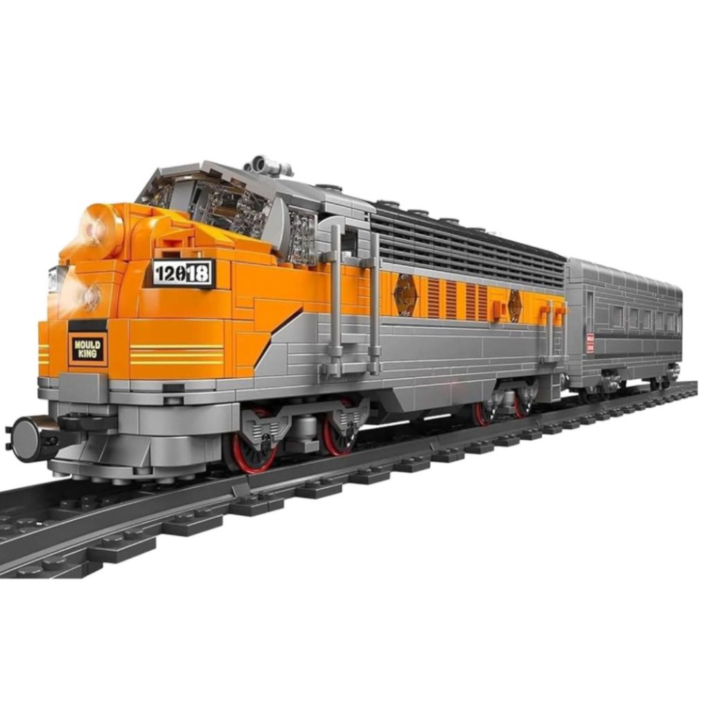 Treno Telecomandato Con Binari 1751 Mattoncini Mould King