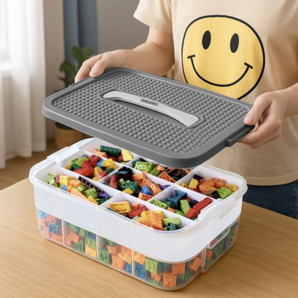 Scatola Porta Mattoncini Compatibili Lego