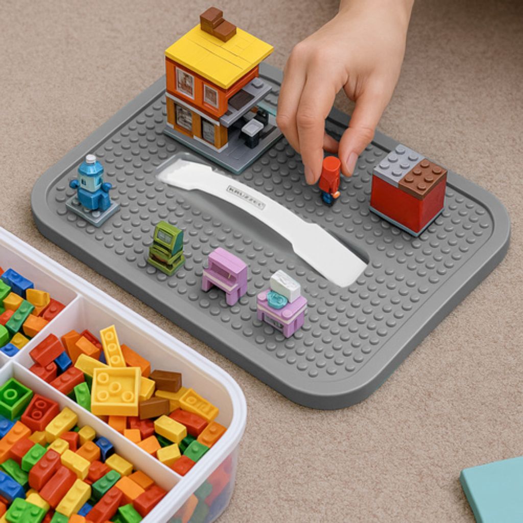Scatola Porta Mattoncini E Giochi