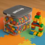 Scatola Porta Mattoncini Lego Comp